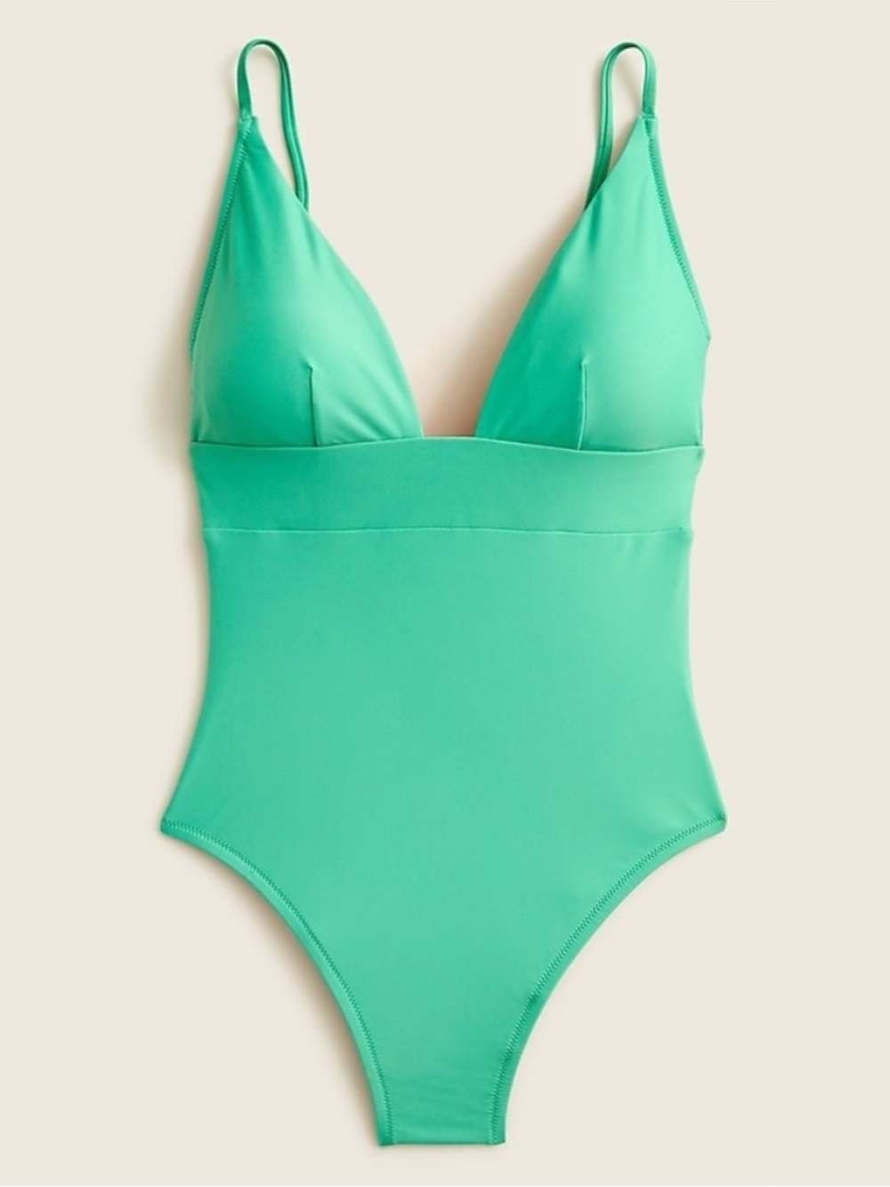 J. Crew Plunge One Piece Swimsuit
Size 10 Green